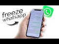 How to Freeze WhatsApp on iPhone (tutorial)