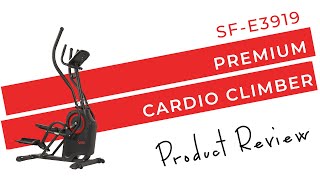 Fitness Trainer Reviews Premium Cardio Climber SF-E3919