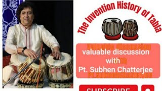 Tabla lessons for Beginners# discussion with Pt.Subhen Chatterjee Lucknow Gharana#Invention History