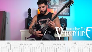 Bullet For My Valentine - "Hit The Floor" - Guitar Cover with On Screen Tabs(#11)