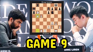 GUKESH D vs DING LIREN | World Championship Match (2024) - Game 9