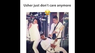 LOL Usher a savage 😂