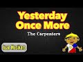 Yesterday Once More - The Carpenters - Oldies Song (Videoke/Karaoke)