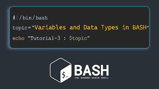 Bash Scripting Basics: Variables and Data Types | BASH Scripting Tutorial - 3