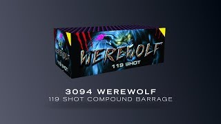 Men Shun Fireworks - 3093 Werewolf 119 Shot Compound Barrage