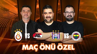 Canlı 🔴 Galatasaray - AZ Alkmaar | Anderlecht - Fenerbahçe Maç Önü | Sky Spor