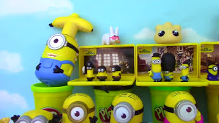 MINIONS Movie Surprise Play Doh Cake!! Funko Mystery Mini Blind Boxes!