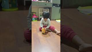 Maanit Playing Tiger Toy 🐯🐅#cutebaby #shorts