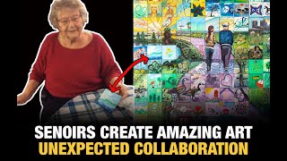 Community Art Mural with Seniors