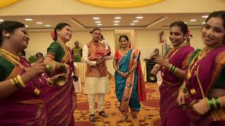 My daughter's naming ceremony entry dance | Majhi lakshmi , Majhi Rakhumai | dance by Prathmesh Dait