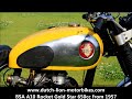 bsa a10 rocket gold star 650cc from 1957