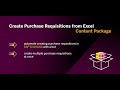 Create Purchase Requisitions from Excel in SAP S/4HANA with SAP Process Automation