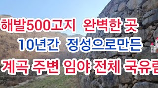 매물번호334번 깊은산 10년간 성으로 만든 토지 👍