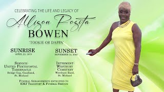 Celebrating the Life and Legacy of Allison Rosita Bowen nee Pile - 'Tookie/Dappa'