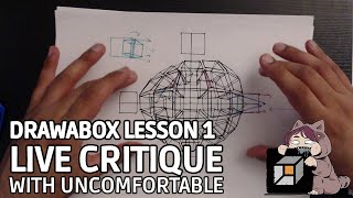 Drawabox Lesson 1: Uncomfortable Critiques my Homework!