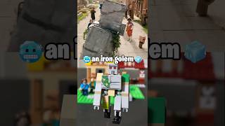 LEGO vs. trailer: a minecraft movie (iron golem)
