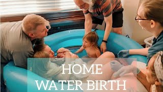 Home Water Birth | Raw \u0026 Real Birth Vlog | Natural And Unmedicated Labor \u0026 Delivery