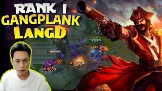 🔴 LangD Gangplank vs Rumble - LangD Rank 1 Gangplank Guide