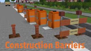 Minecraft Tutorial - Construction Barriers