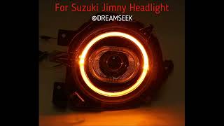 Dreamseek LED Headlight For Suzuki Jimny JB74W JB64W 2019+ Front DRL With Turn Signal Lamp