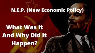 The N.E.P. (New Economic Policy) | What Was It And Why Did It Happen?