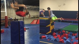 AWESOME FREERUNNING AT OPEN GYM KTR