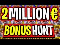 🔴 MY BIGGEST SLOT BONUS HUNT OPENING EVER €2.000.000 LIVE  SLOTS 🔥 JOIN ME FOR BIG  RECORD WINS‼️