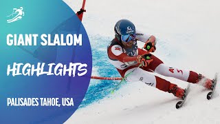 Schwarz shines with first GS World Cup win | Palisades Tahoe | FIS Alpine