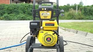 First time use of Waspper W3000HA - Most popular pressure washer - Instruction video Waspper W3000HA