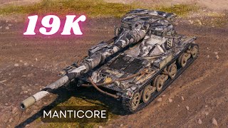 Manticore  19K Spot + Damage World of Tanks   #wot #worldoftanks