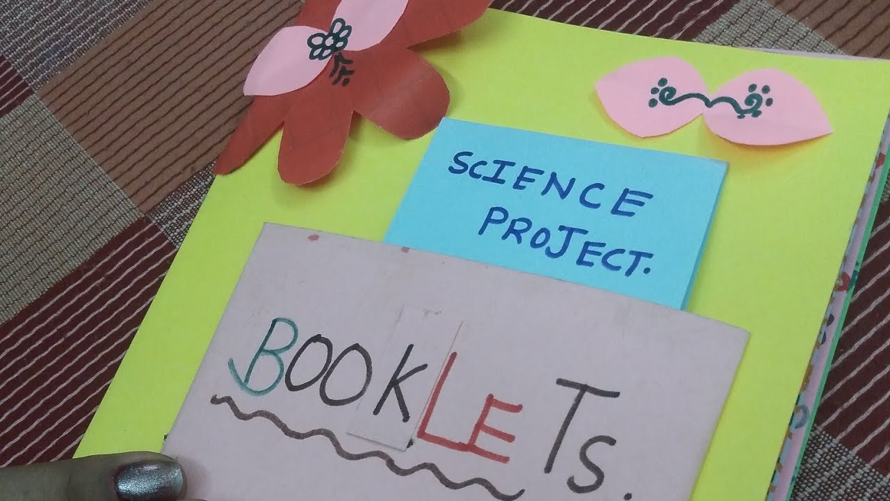 How To Make Homemade Booklet For School Projects Make Easy Border