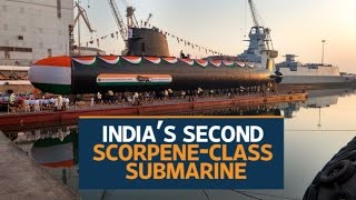 India unveils indigenous submarine INS Khanderi