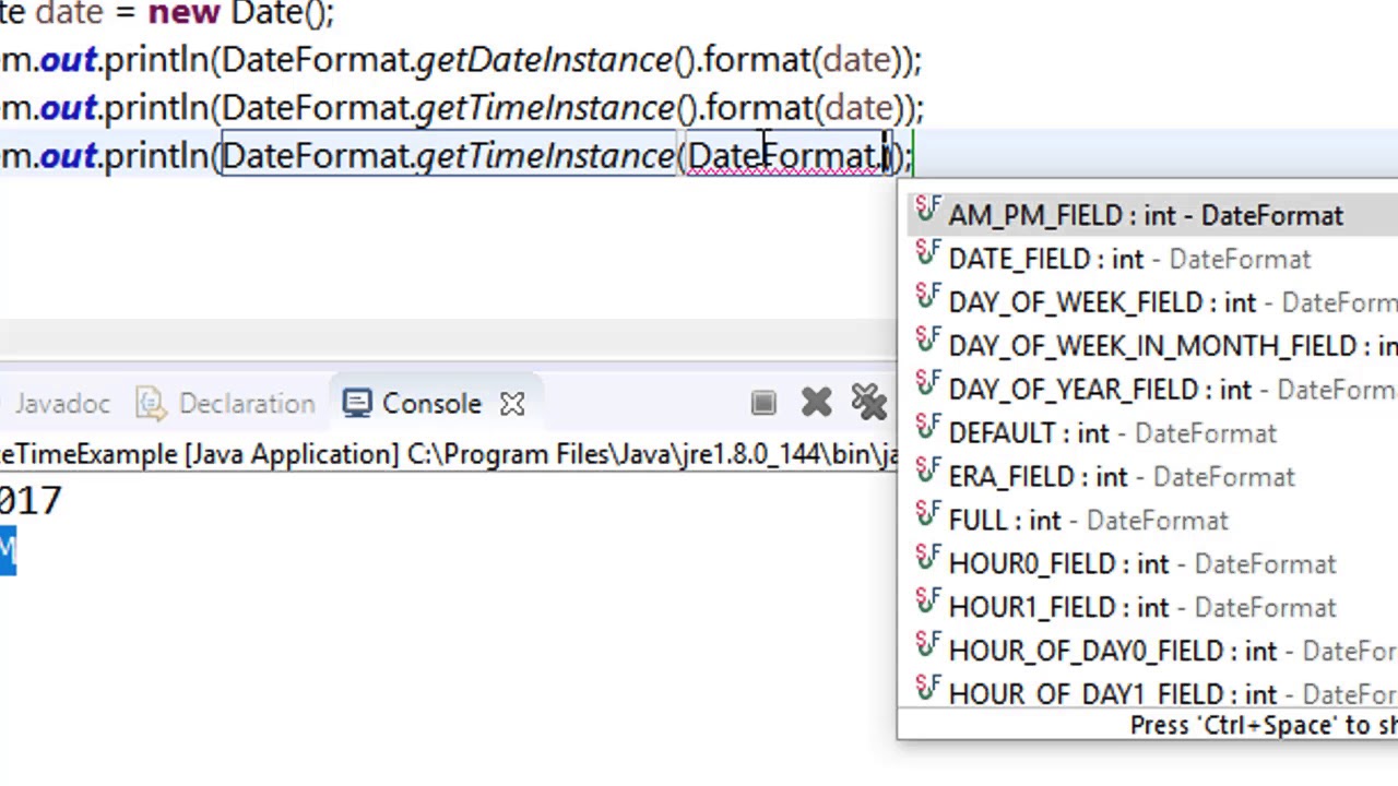 Datetimeformatter Java