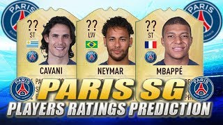 FIFA 20 | PARIS SAINT GERMAIN PLAYERS RATINGS PREDICTION | w/ Neymar, Mbappe & Cavani