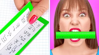AMAZING DIY SCHOOL HACKS || Easy Hacks and Crafts For Back To School! by 123