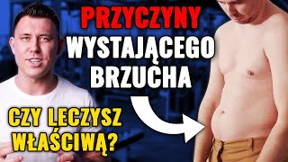 Wystający brzuch - jak się go pozbyć? Przyczyny i leczenie! Brzuch u szczupłej osoby | Mariusz Mróz