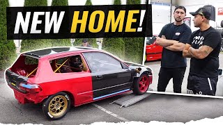 Dropping Off My Race Car To My Favorite YouTuber (JIMMY OAKES)