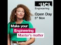 Study at UCL Faculty of Engineering Sciences: Postgraduate Study 2024/25