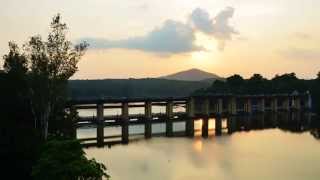 4K Timelapse Bhoothathankettu Dam (Night Transition) - Kochi - Kerala - India