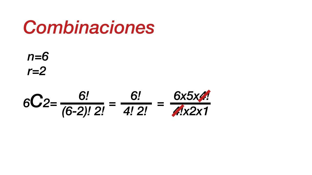 Tutorial Ejercicios Combinación Y Permutación - YouTube