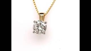 2.42ct Diamond Solitaire Necklace