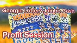 Georgia Lottery $500,000 Jumbo Cash Profit Session 🎉🎉