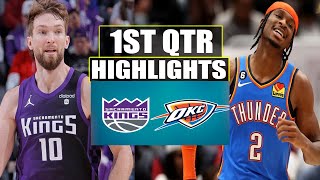 Oklahoma City Thunder vs Sacramento Kings 1ST Qtr Feb 11, 2024 Highlights | NBA Season