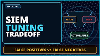 SIEM Tuning: False Positives vs False Negatives | SecurityX CAS-005