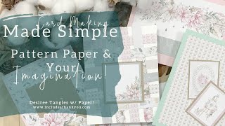 Card Making Made Simple! | P13 Let Your Creativity Bloom 6x6 Paper Pad | Card Making Basics Tutorial