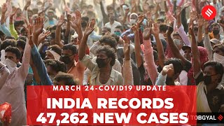 Coronavirus Update Mar 24: India records 47,262 new Covid-19 cases, 275 deaths in the last 24 hrs