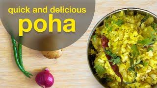 EASY POHA RECIPE | QUICK AND DELICIOUS BREAKFAST