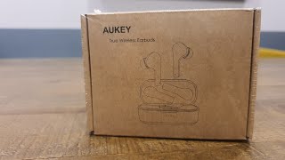 Aukey EP-T21S Bluetooth True Wireless Earbuds unboxing, microphone test and review