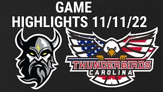 Game Highlights-Delaware Thunder at Carolina Thunderbirds-11-11-22