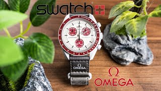 Moon Swatch Pluto Speedmaster | a cheap luxury watch from Omega